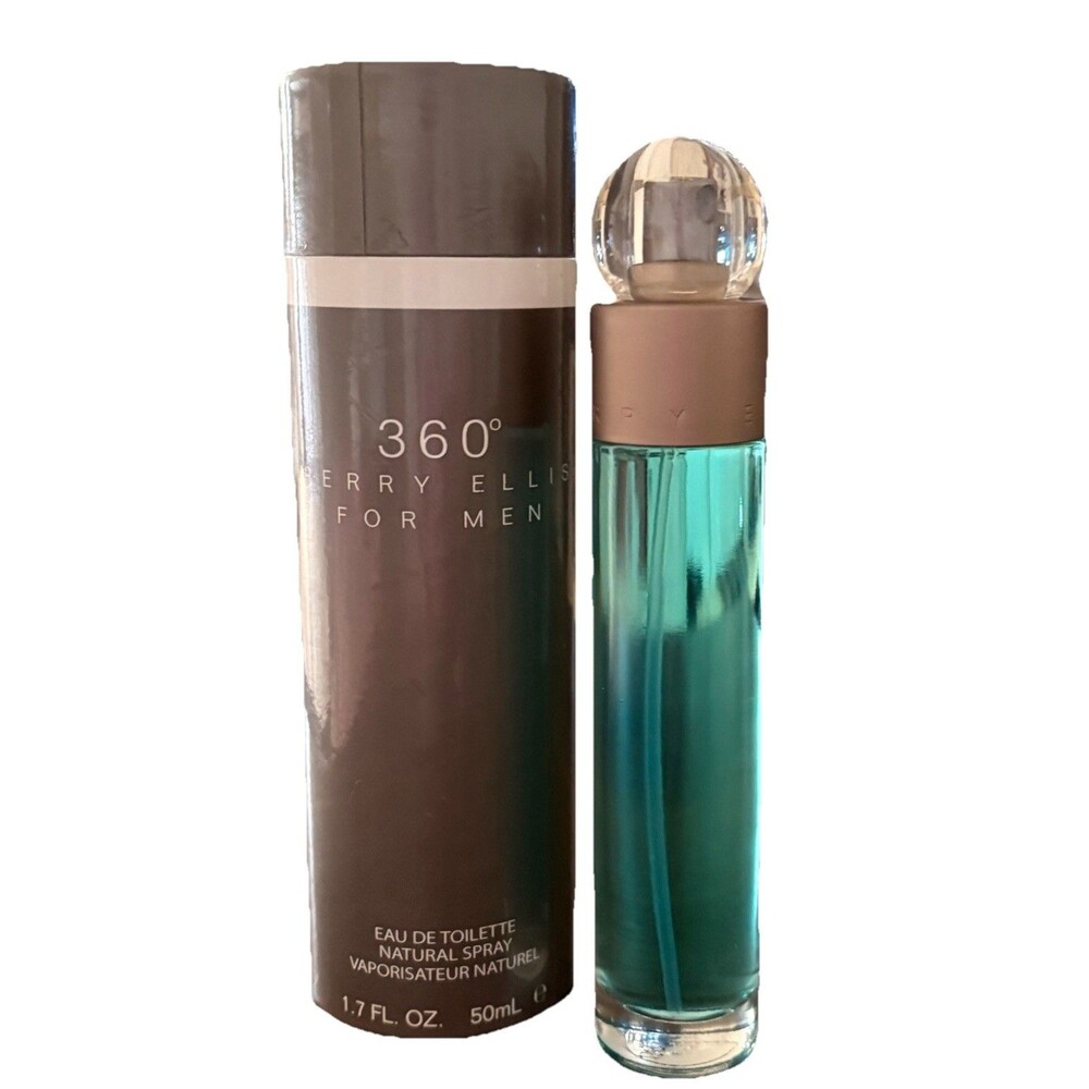 NEW 360 by Perry Ellis Eau de Toilette Natural Spray for Men 1.7 fl oz